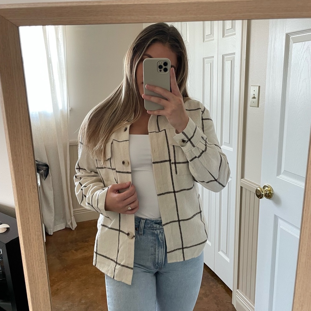Plaid Oversized Shacket